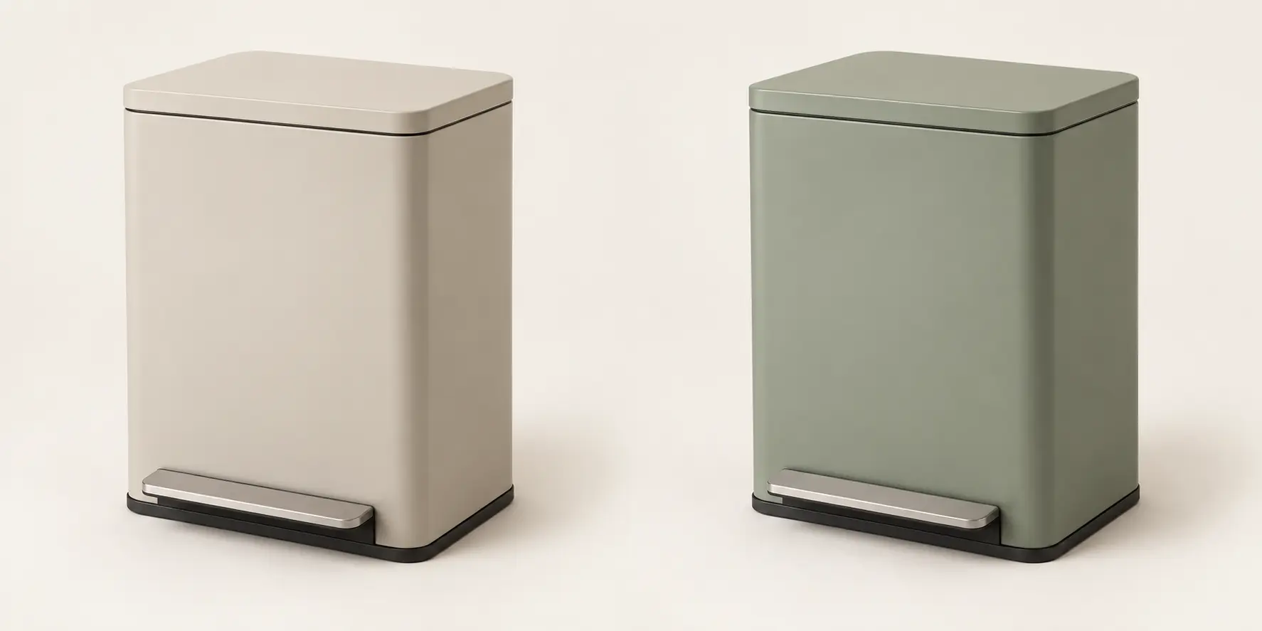 Plane Wide Pedal Bin in Sand